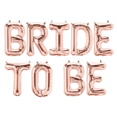She Said YES Rose Gold 16" Balloon Banner | Multiple phrases!